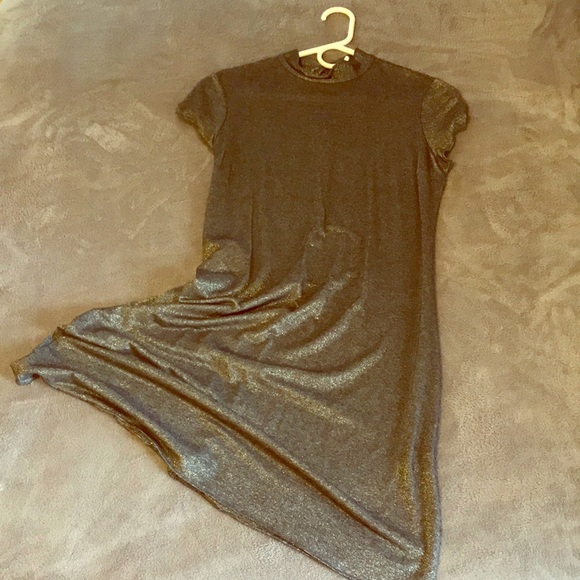 Michael Stars Dresses & Skirts - EUC sparkly silver mini-dress